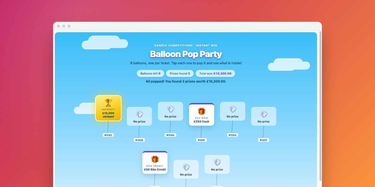 Balloon Pop Party